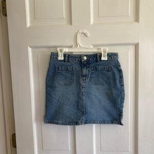 Blue Denim Skirt